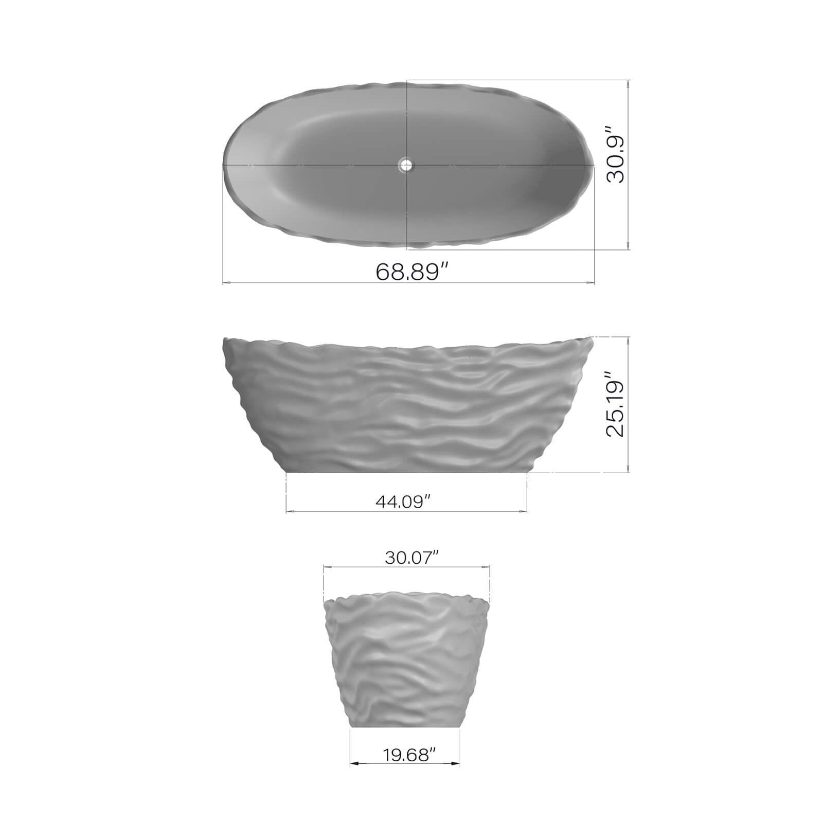 HA1064C 67PW dimensions