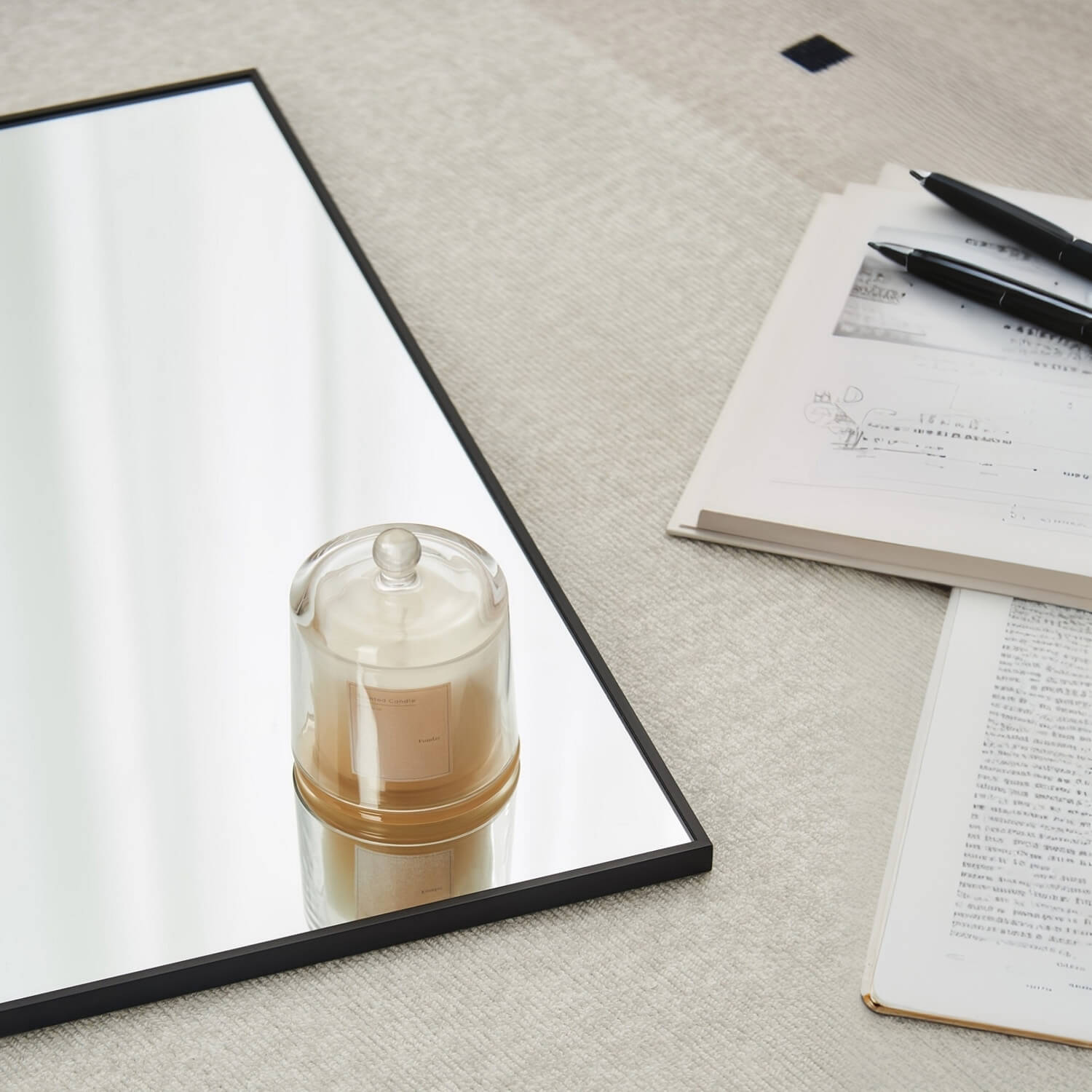 High definition full length mirror surface