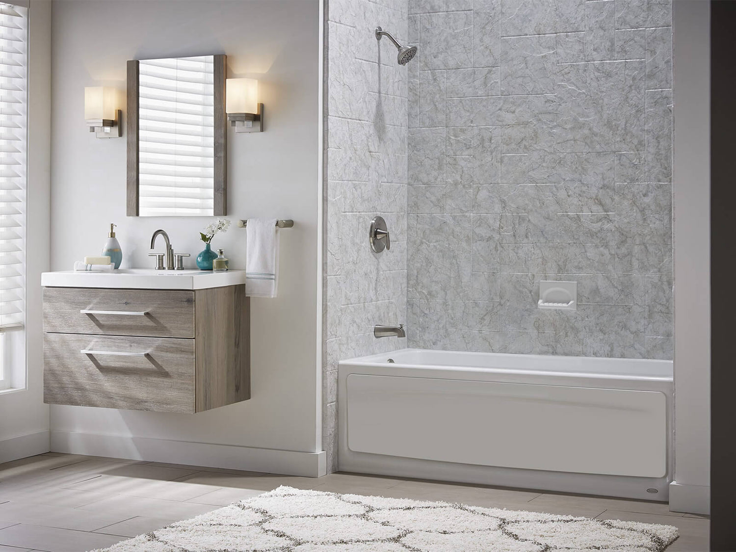 Installing a shower and bathtub combination in your bathroom