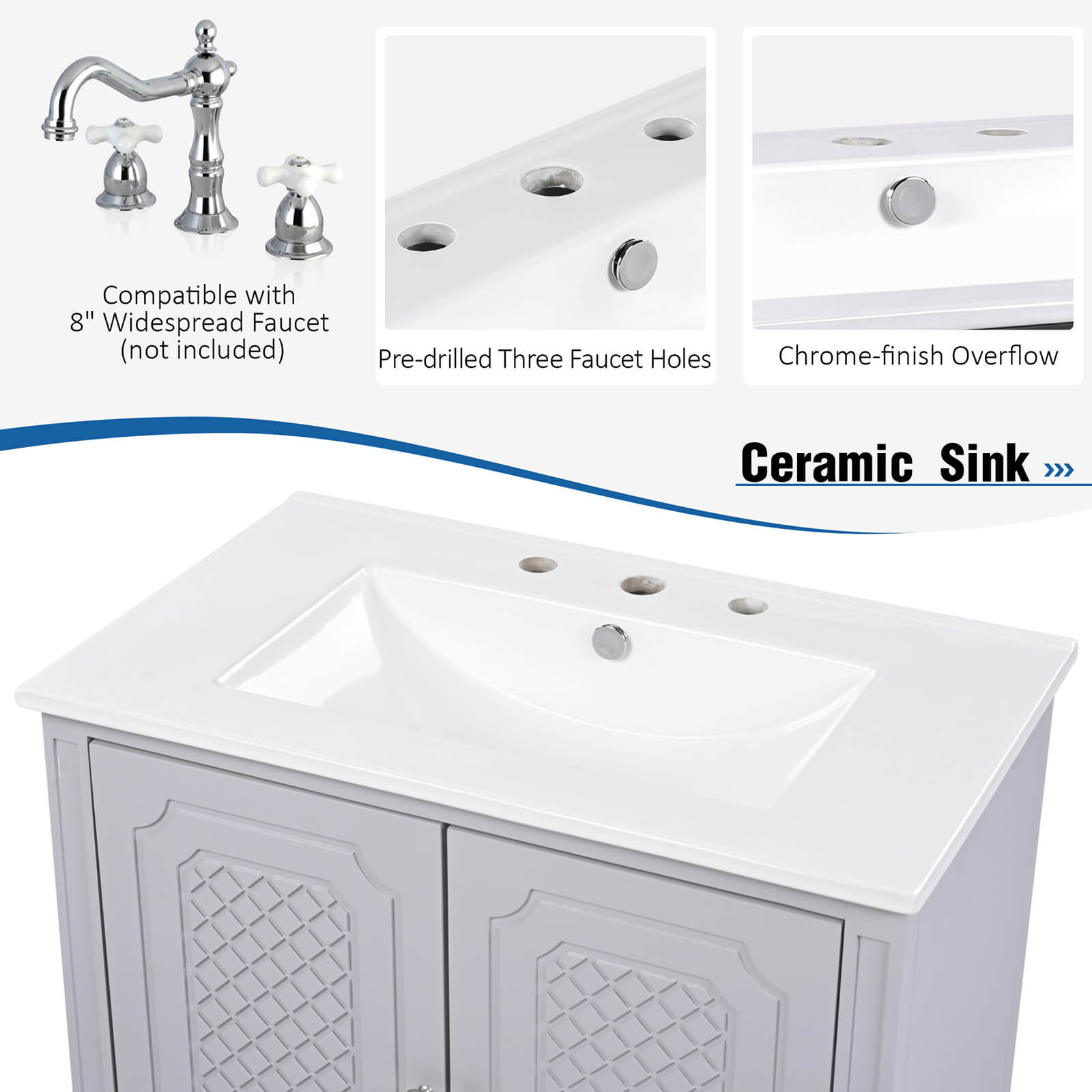 N759GTP218644E bathroom vanity faucet details