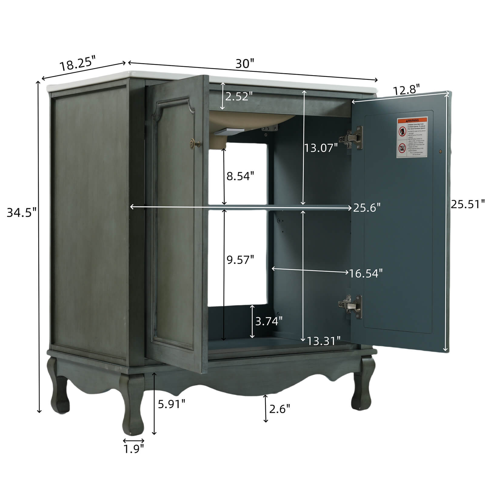 N817GTP245316B overall dimensions and specifications