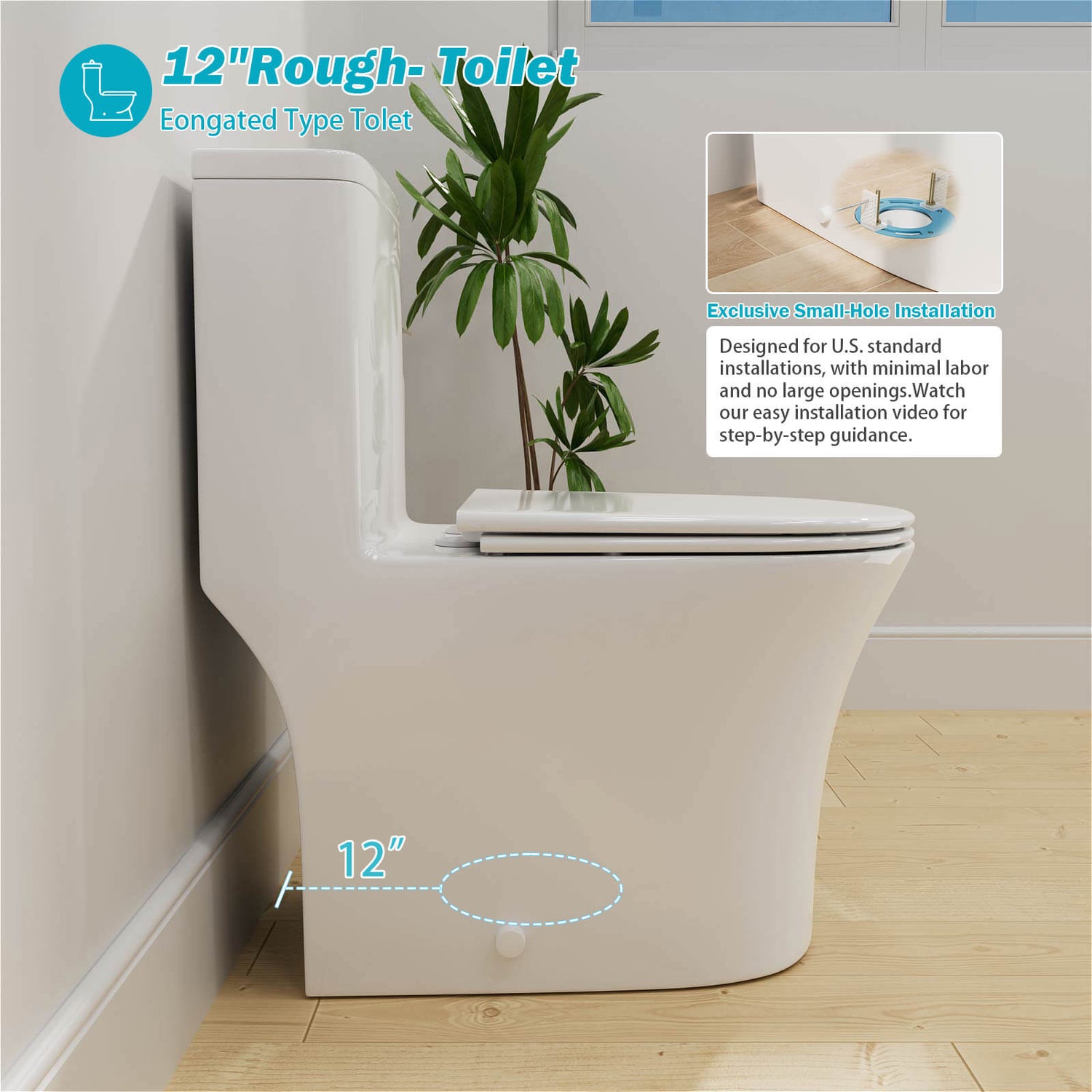 One piece skirted dual flush toilet with easy maintenance
