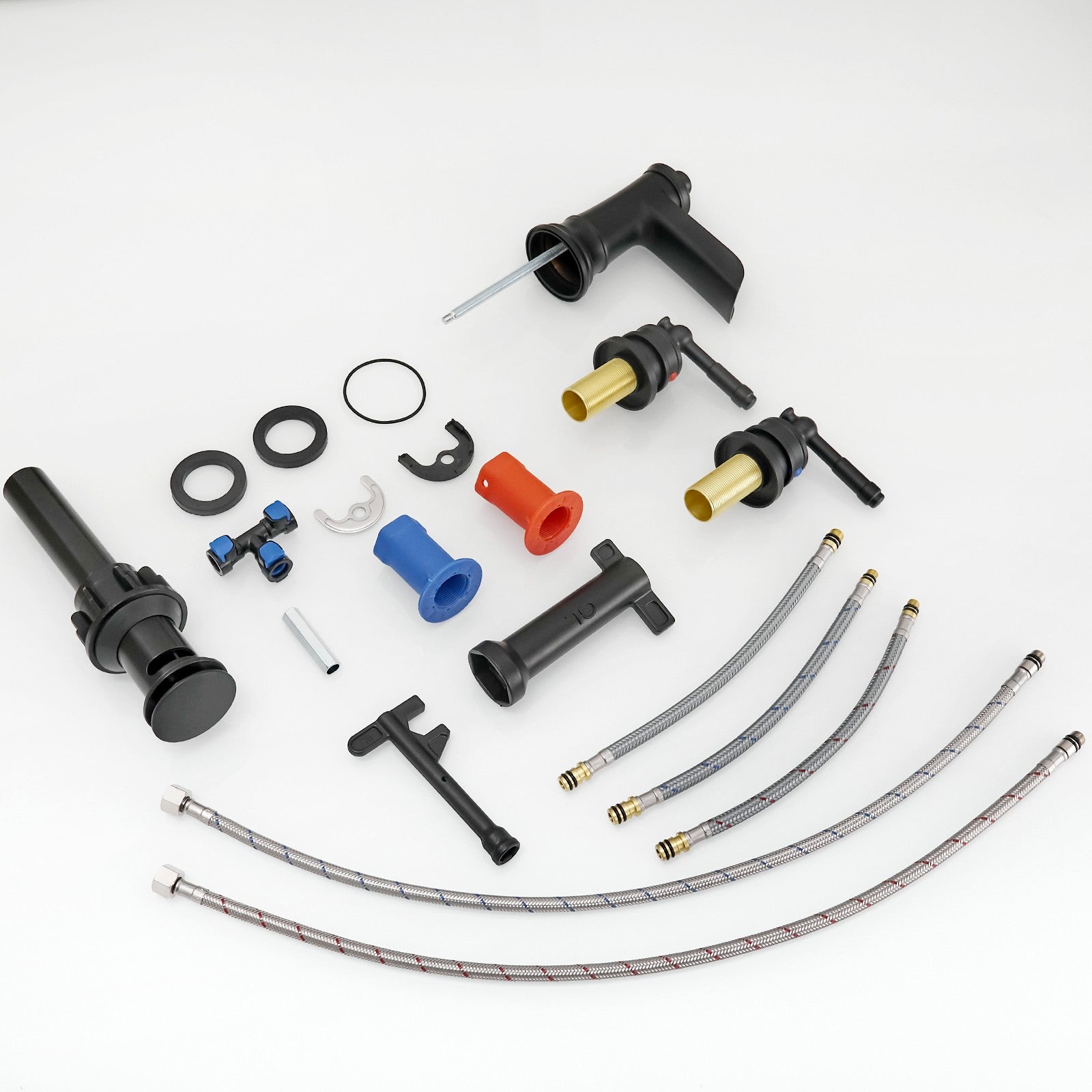 Retro 8" Waterfall Faucet Parts Black