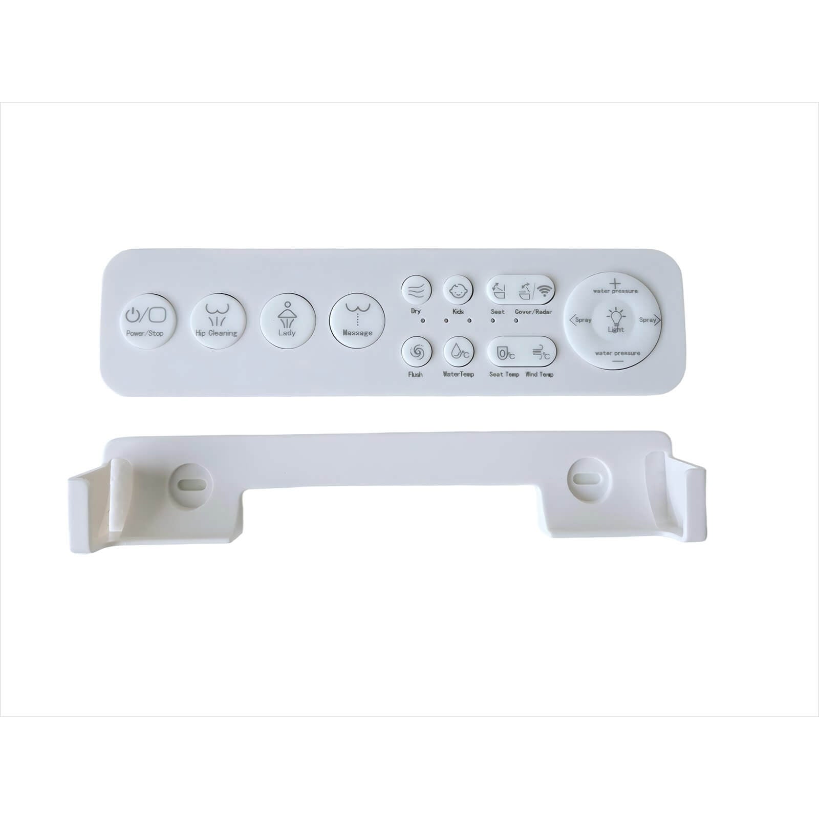 S61 White Smart Toilet Remote Control Display
