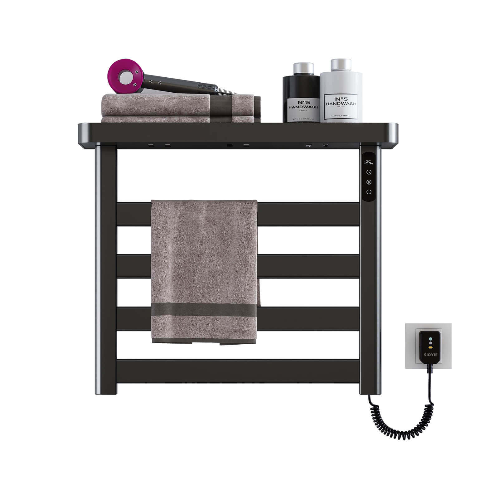 Safety features of the G50 Plug-In Heated Towel Rack