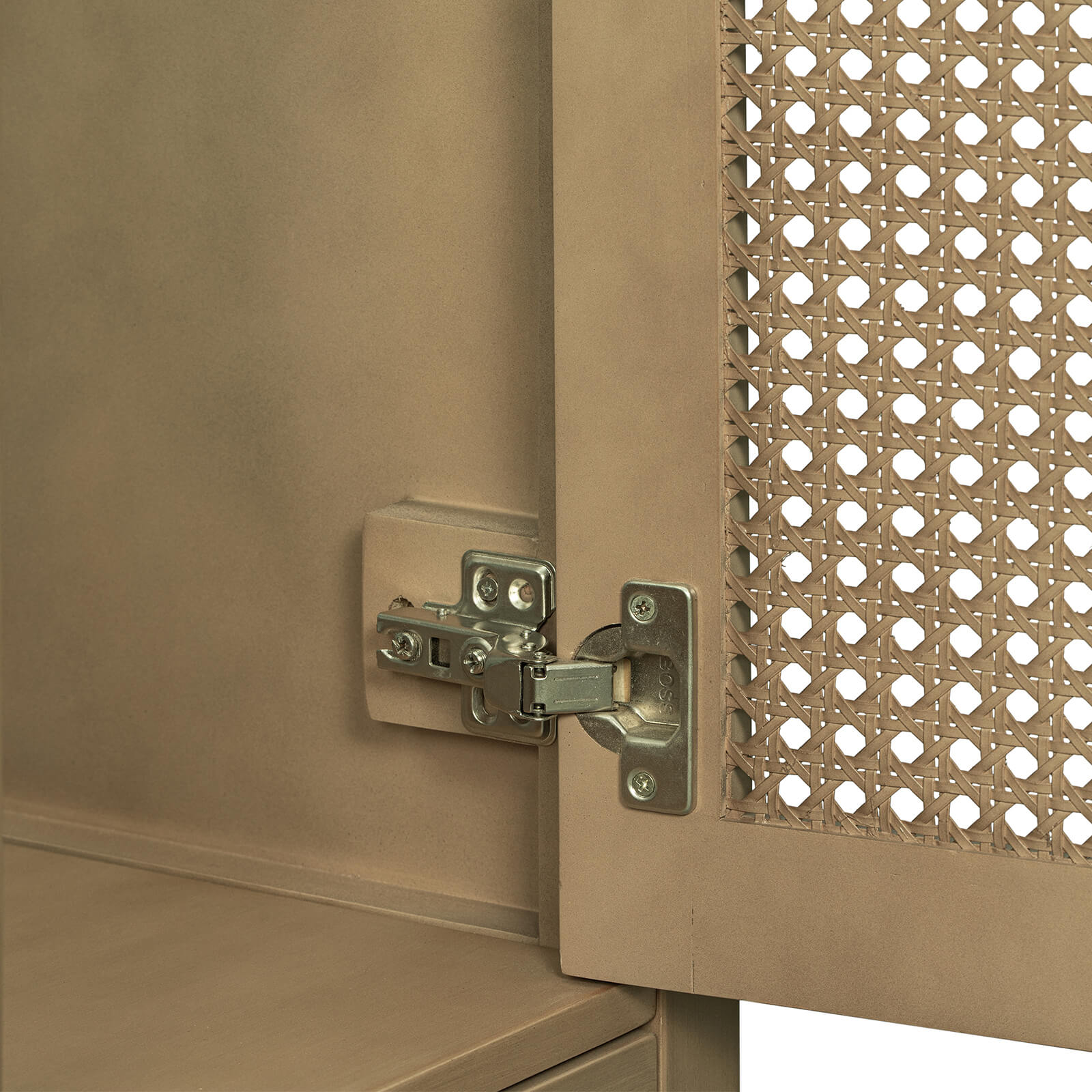 24" Bathroom Vanity with Woven Lattice Doors