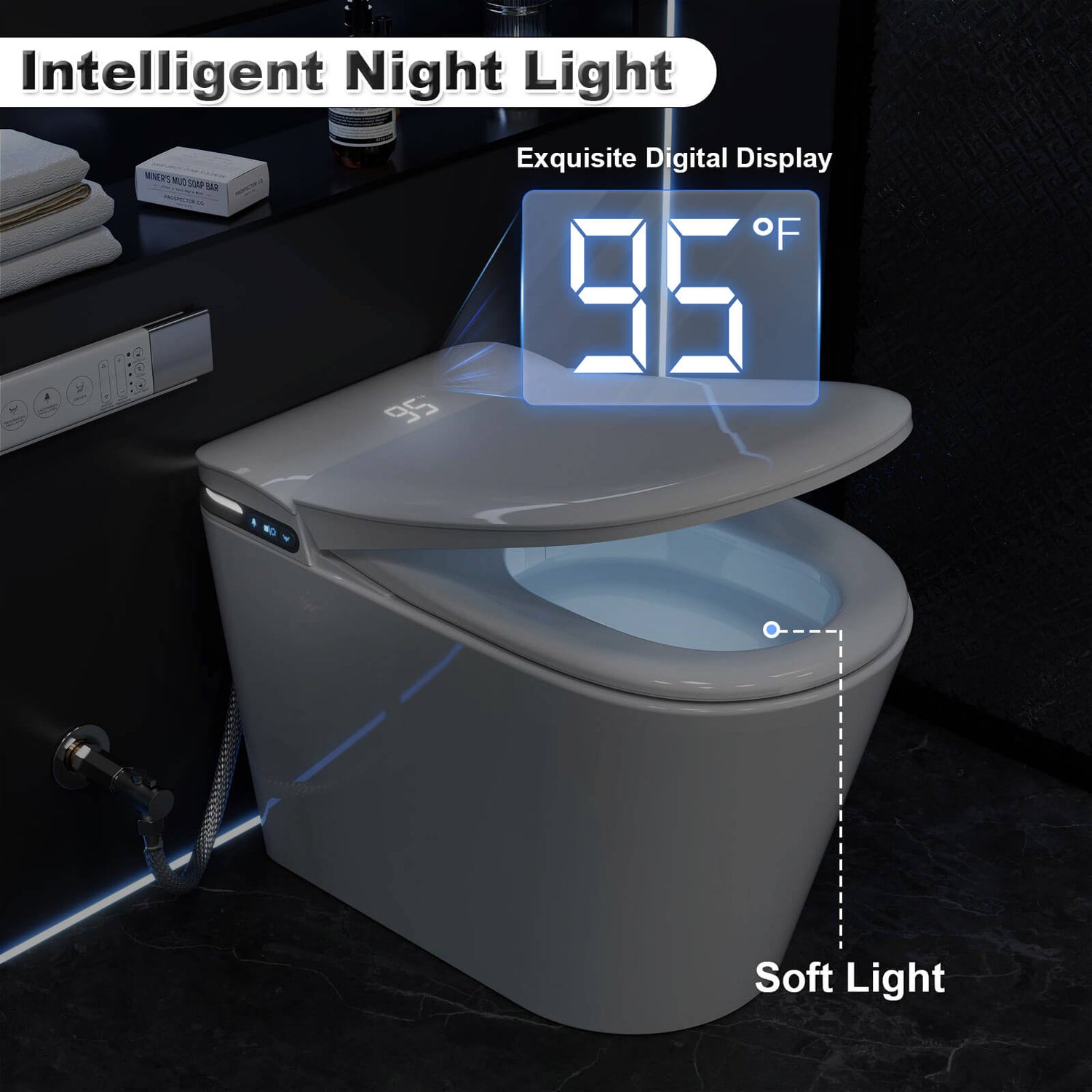 Soft smart night light protects you every night