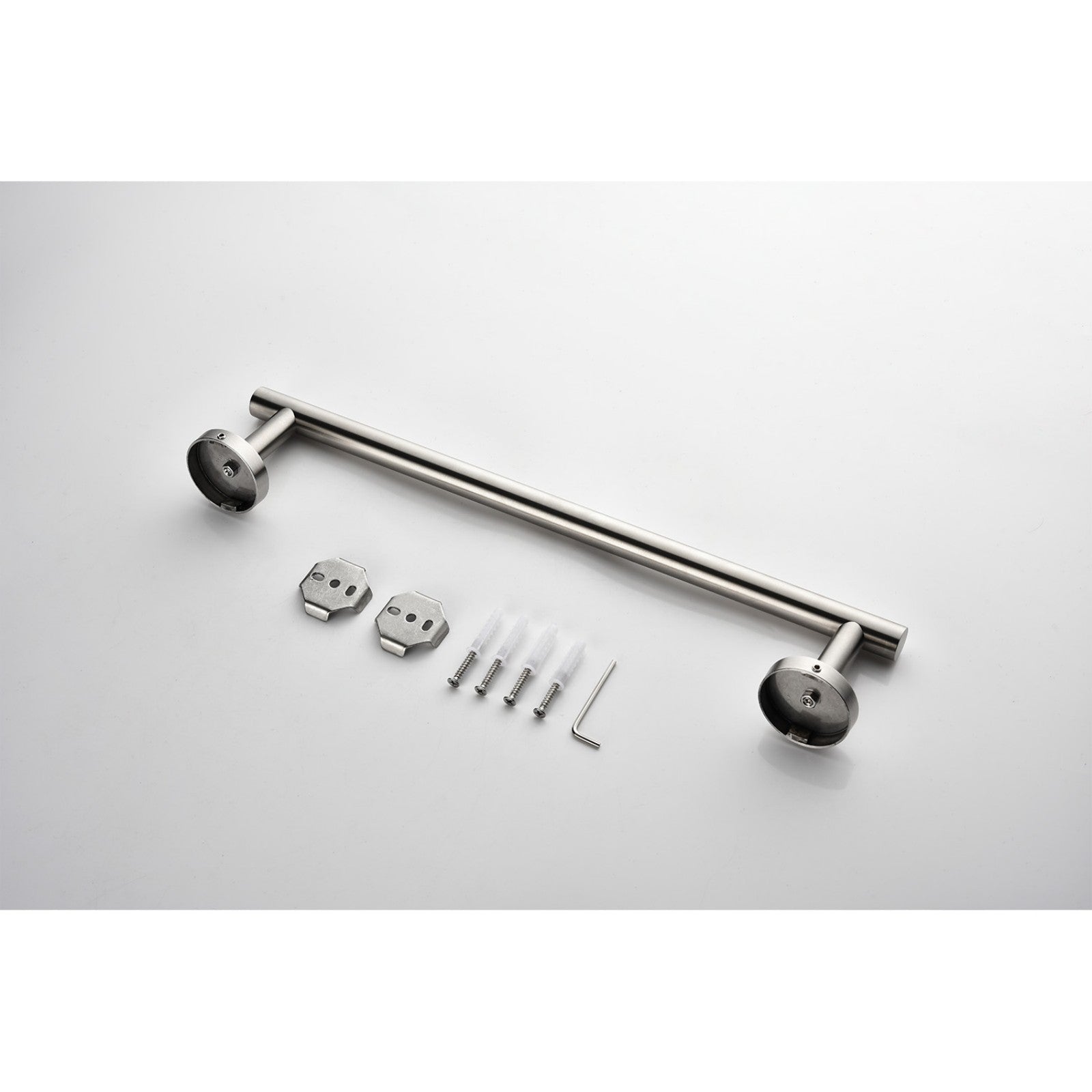 Stainless Steel Towel Rack 6 Piece Wall-Mount Set
