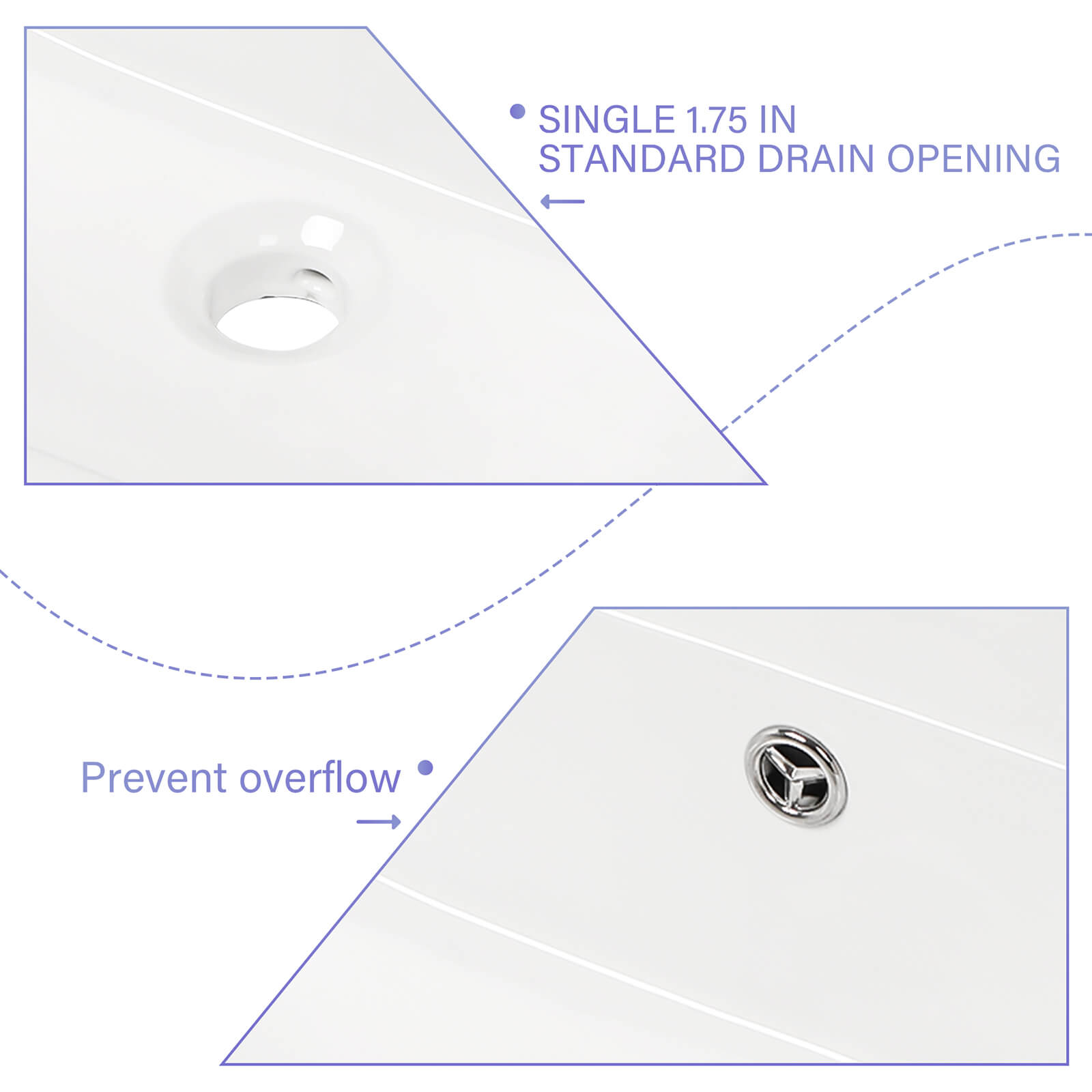 W1243GT66949 faucet hole and overflow details