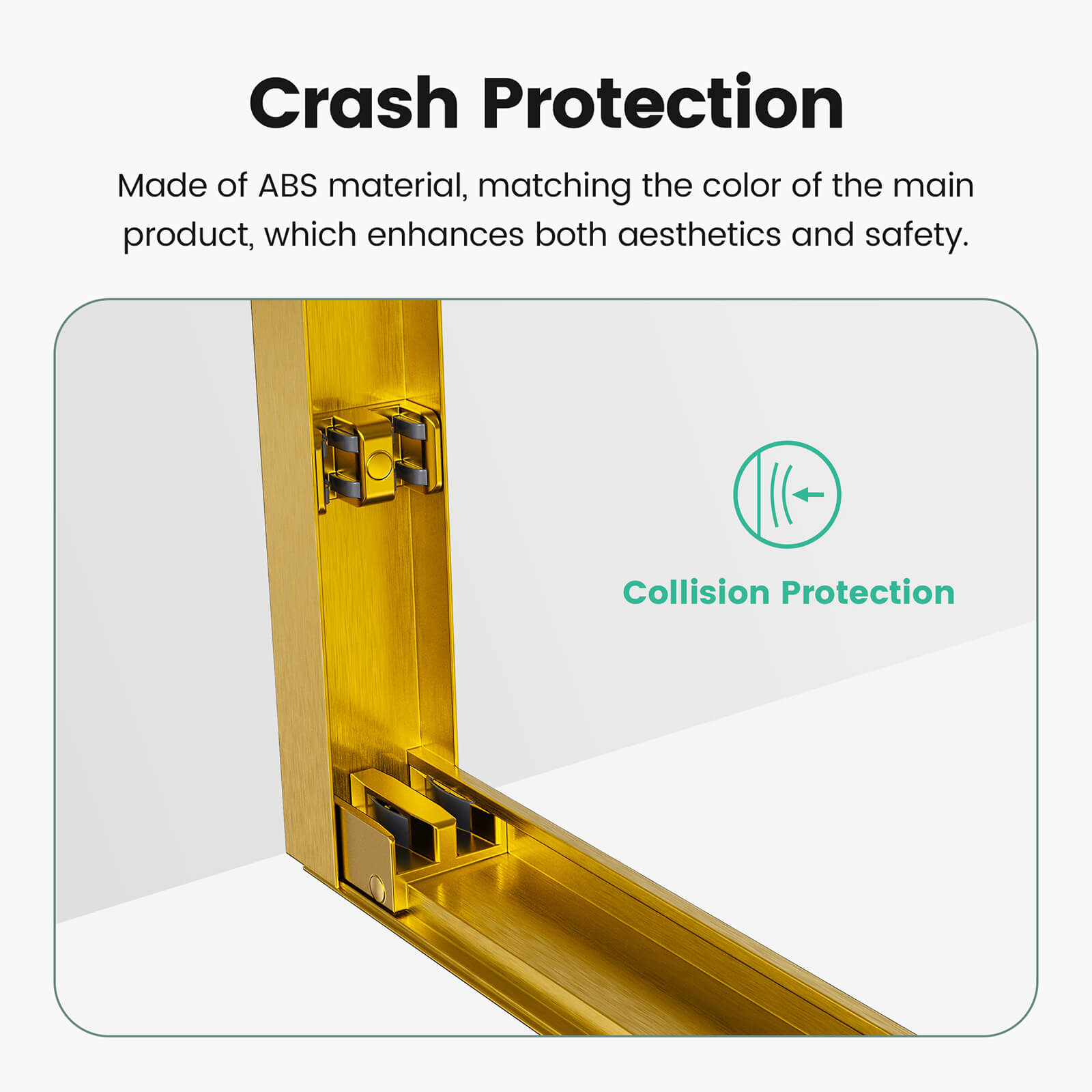 W1552GTP221563 shower door anti collision protection instructions