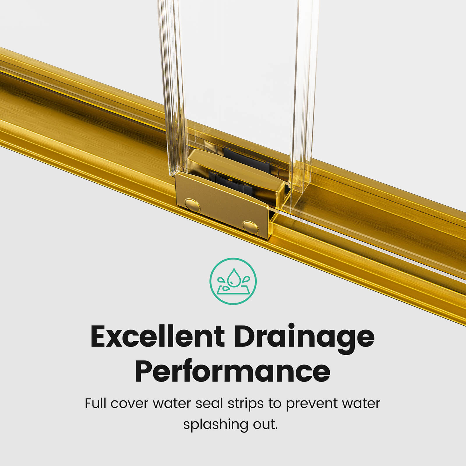 W1552GTP221563 shower door waterproof performance instructions