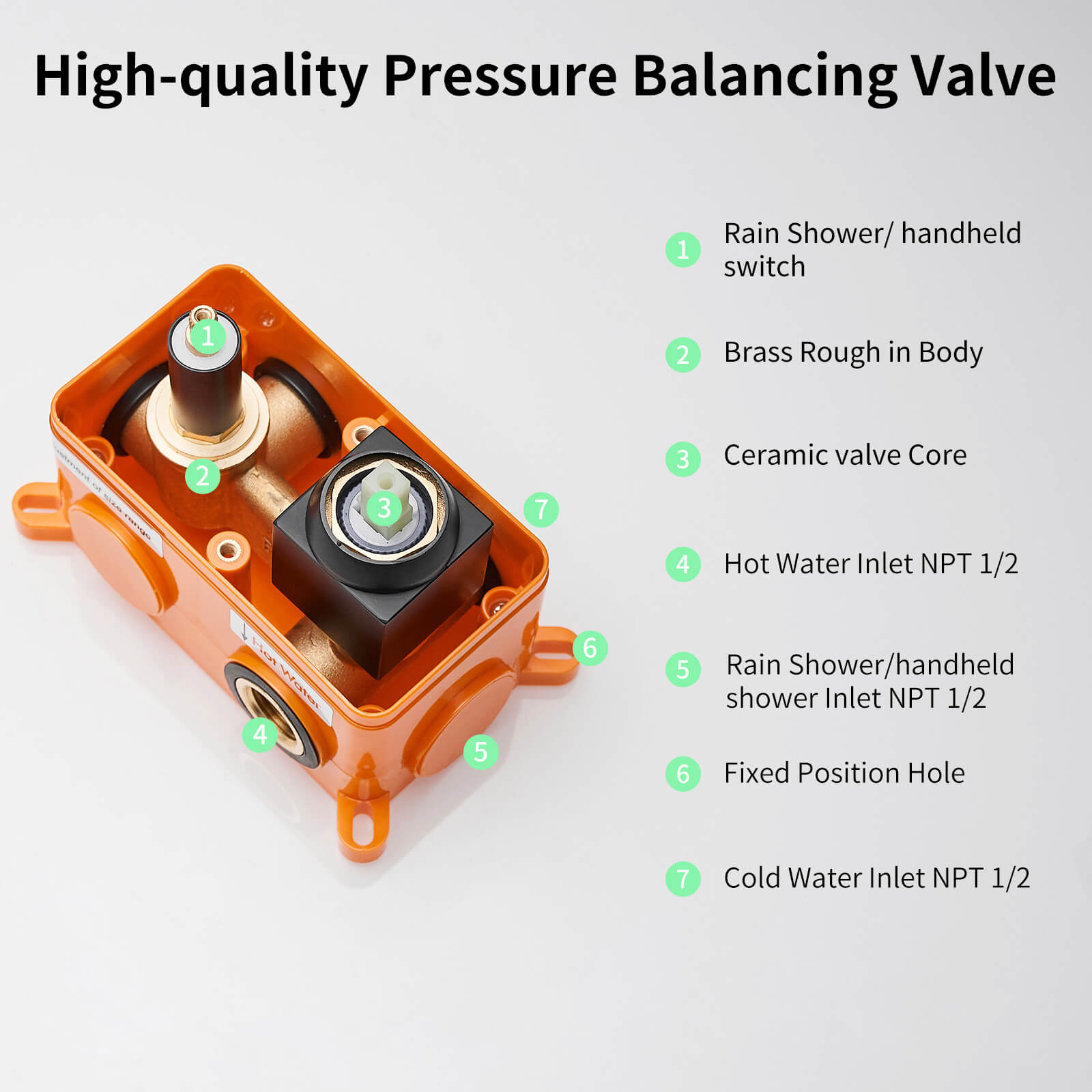 W1932GTP197196 Pressure Balance Valve Description