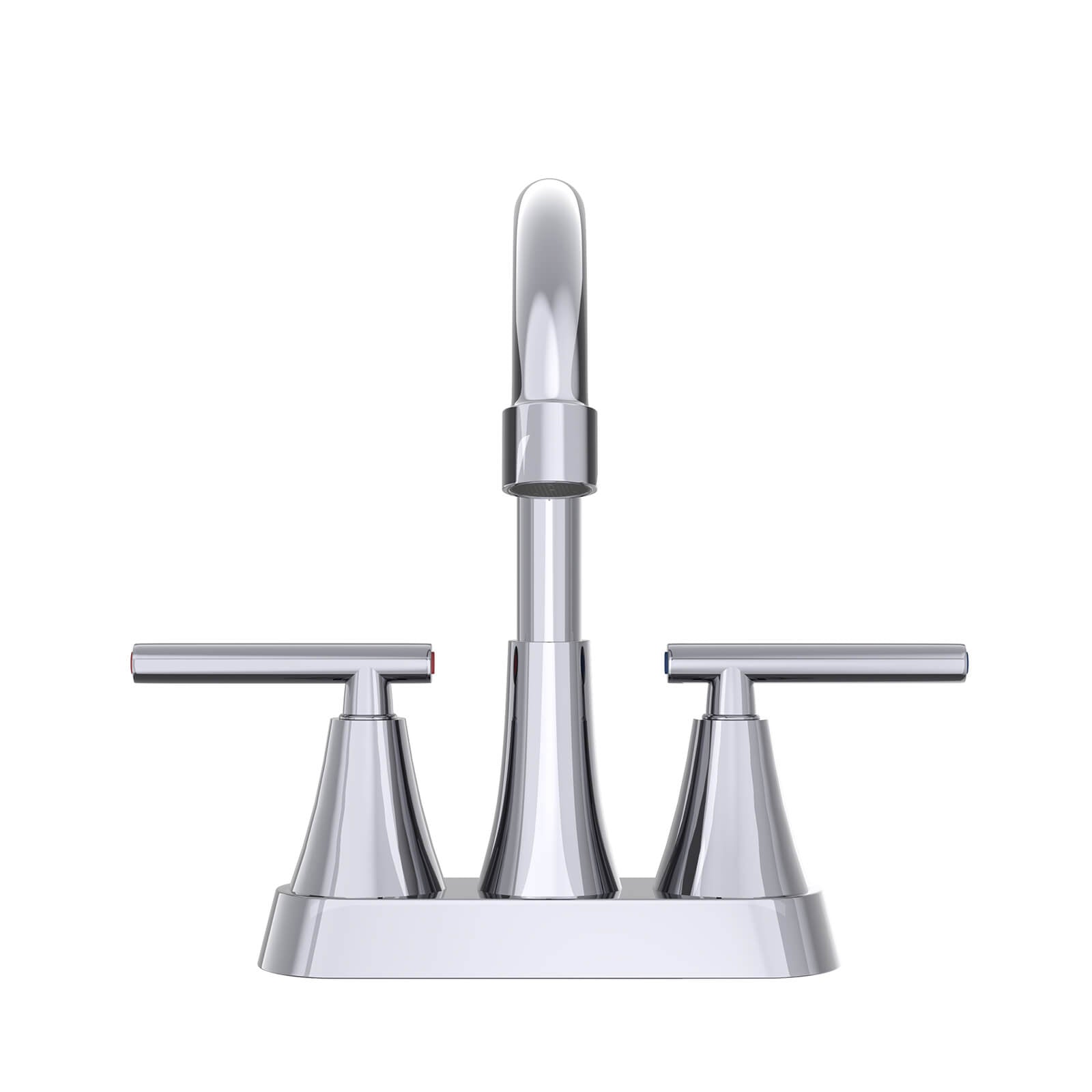 Water saving chrome lavatory faucet with 1.2 GPM flow rate