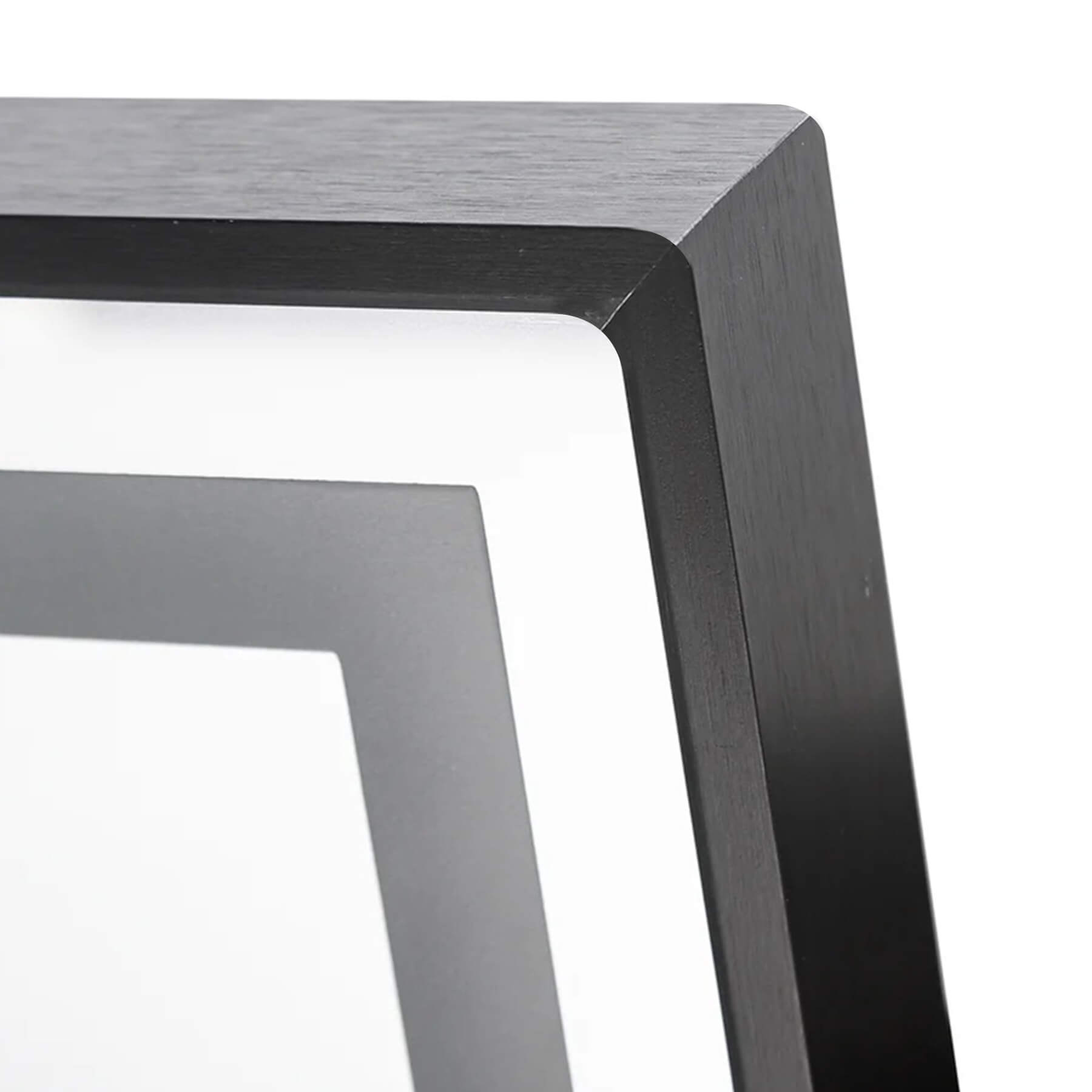 64"x21" Black LED Full Length Mirror with Dimmer, 3 Color Temperatures