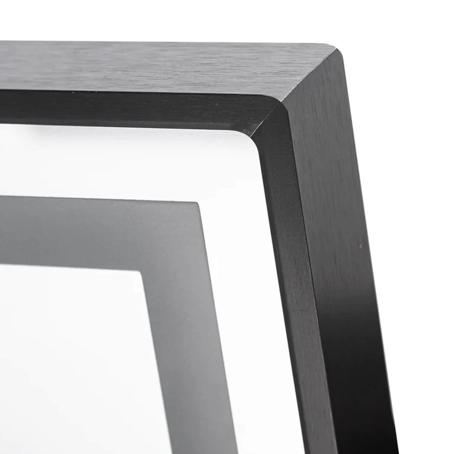 64"x21" Black LED Full Length Mirror with Dimmer, 3 Color Temperatures