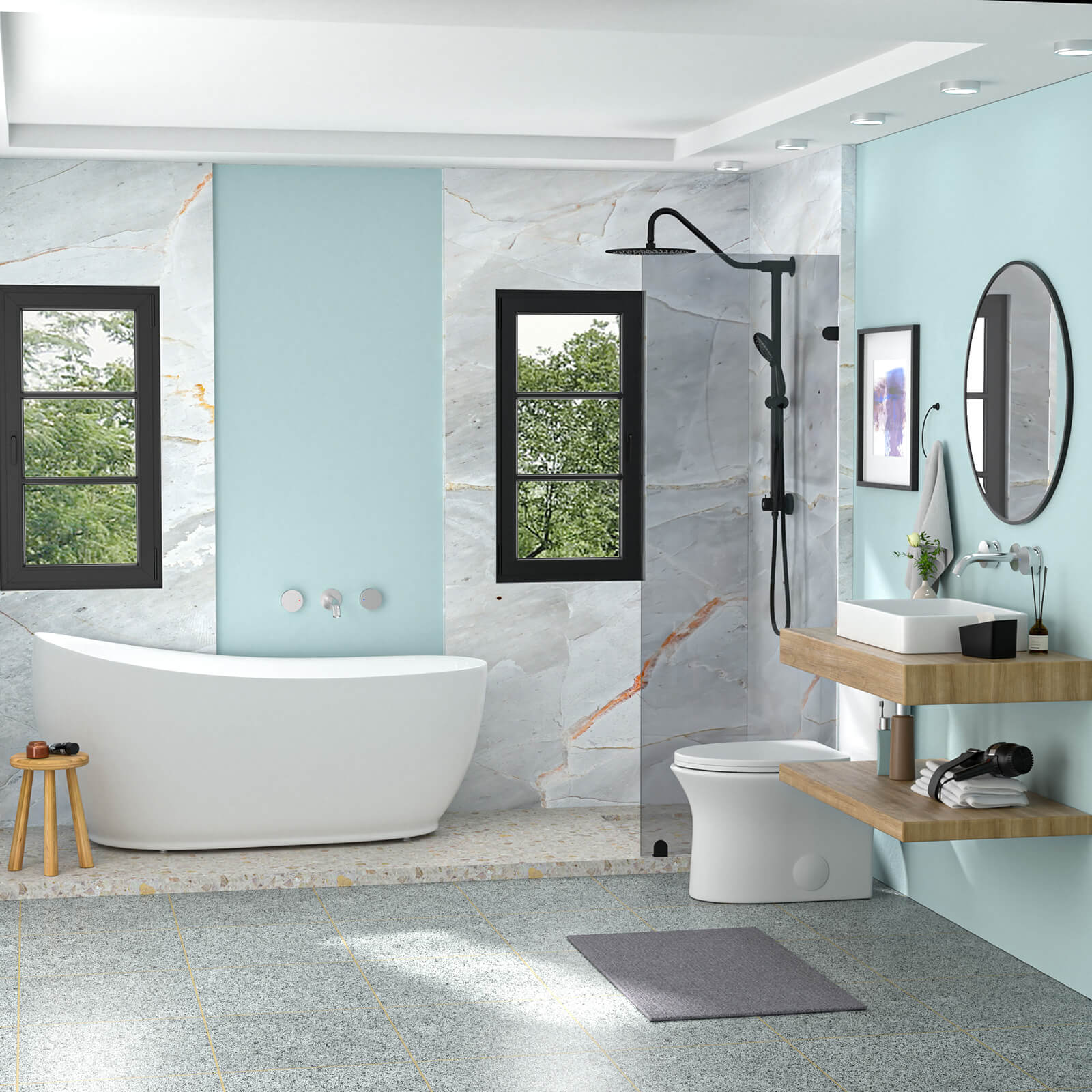 high quality rectangular bathroom sink with rounded corners
