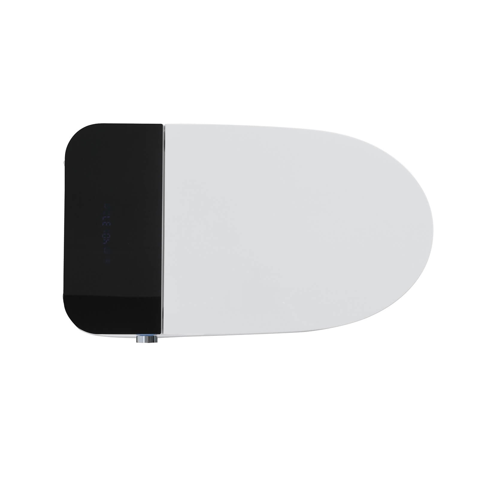 luxury ceramic smart toilet with black top panel design