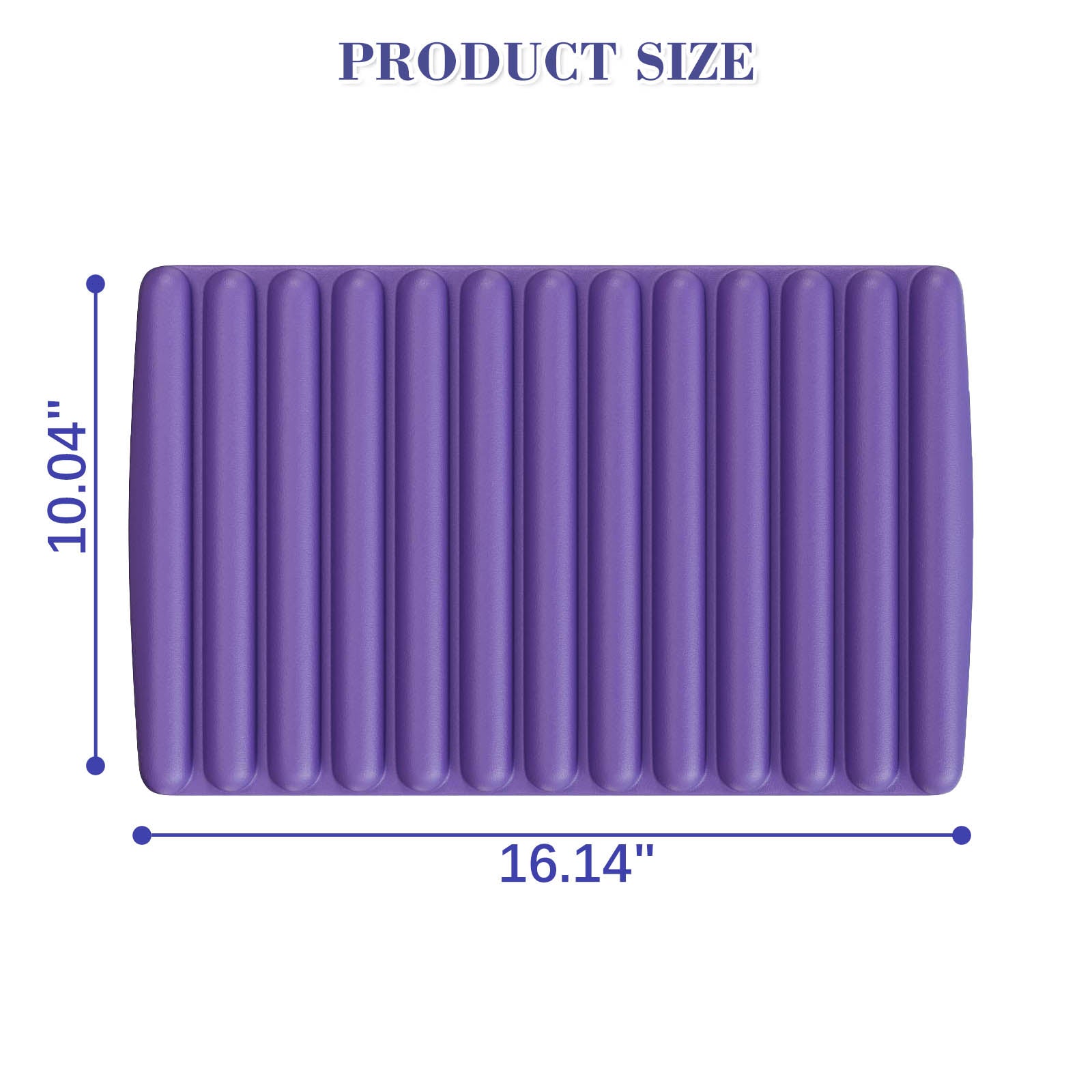 purple bathtub pillow dimensions illustration