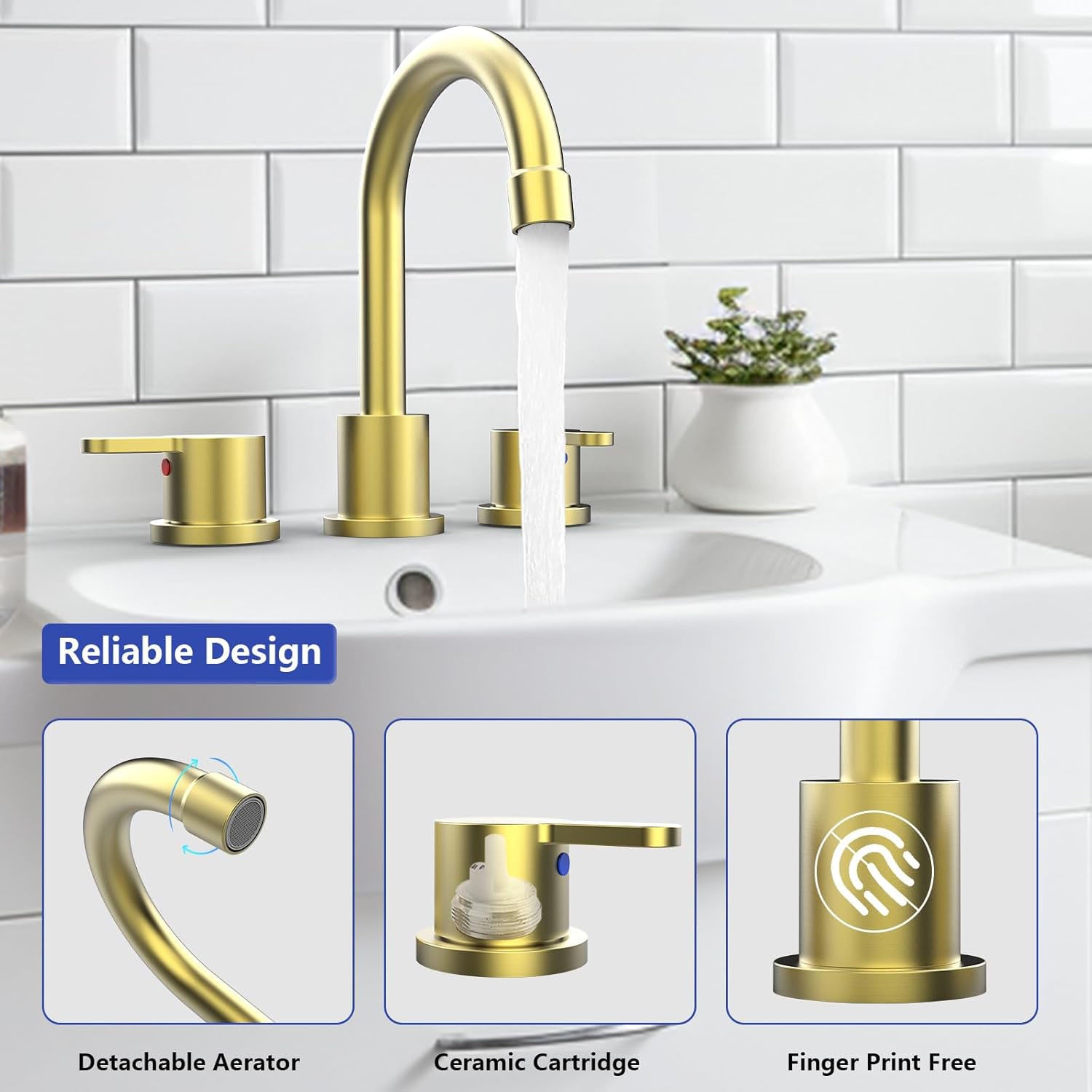 reliable design of 8 Inch Widespread Bathroom Sink Faucet