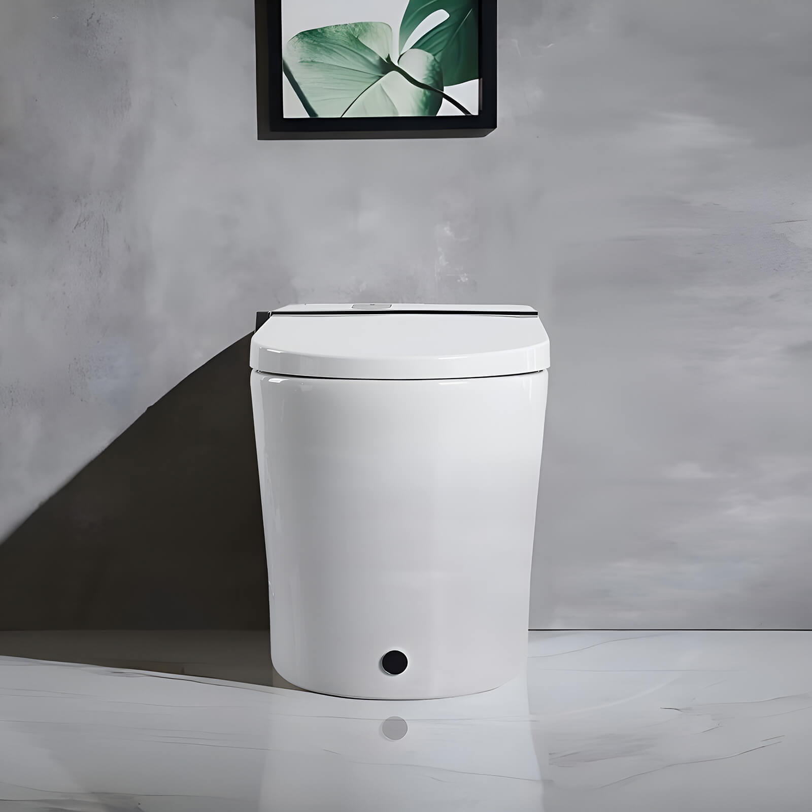 sleek white S21 G smart toilet in modern bathroom