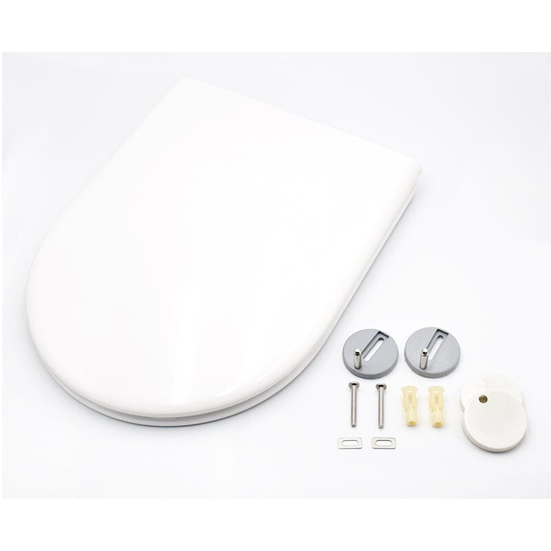 Inodoro moderno pequeño de una sola pieza para montaje en piso, doble descarga de 1.0/1.28 GPF y asiento de cierre suave.