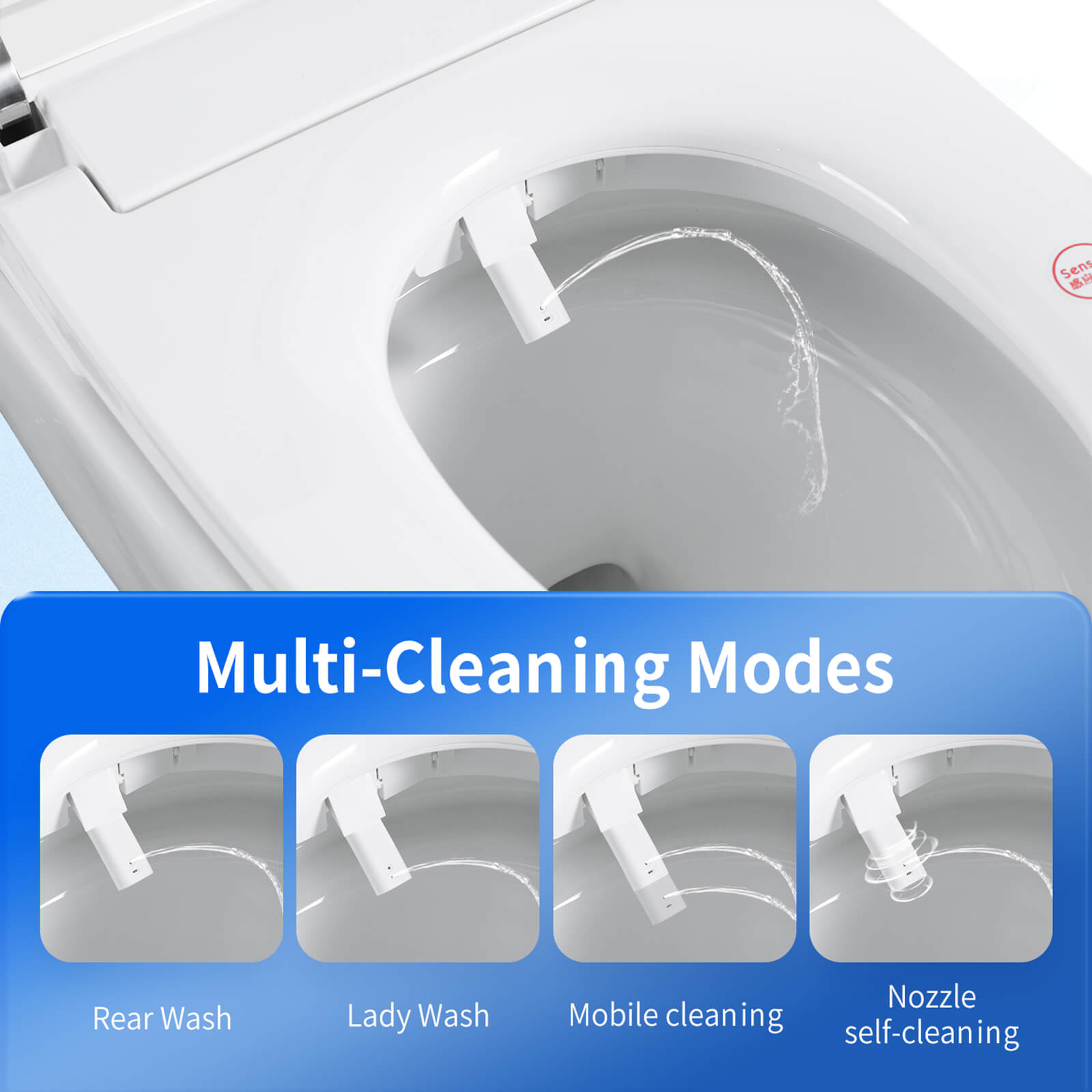 tankless toilet with fresh water direct flow system