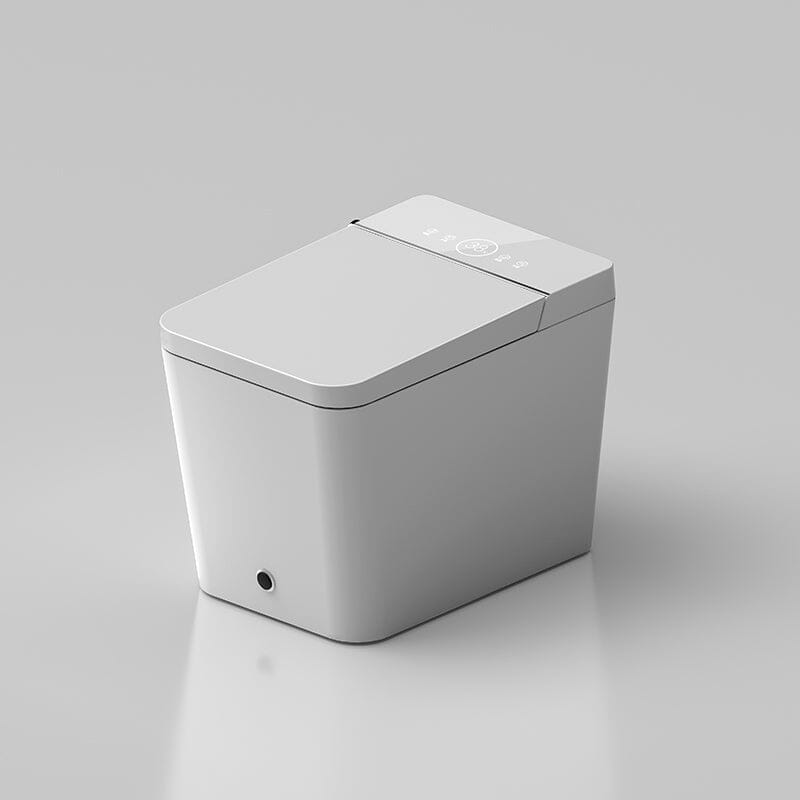 Modern Floor Mounted Small Size Square Smart Toilet for Small Bathrooms