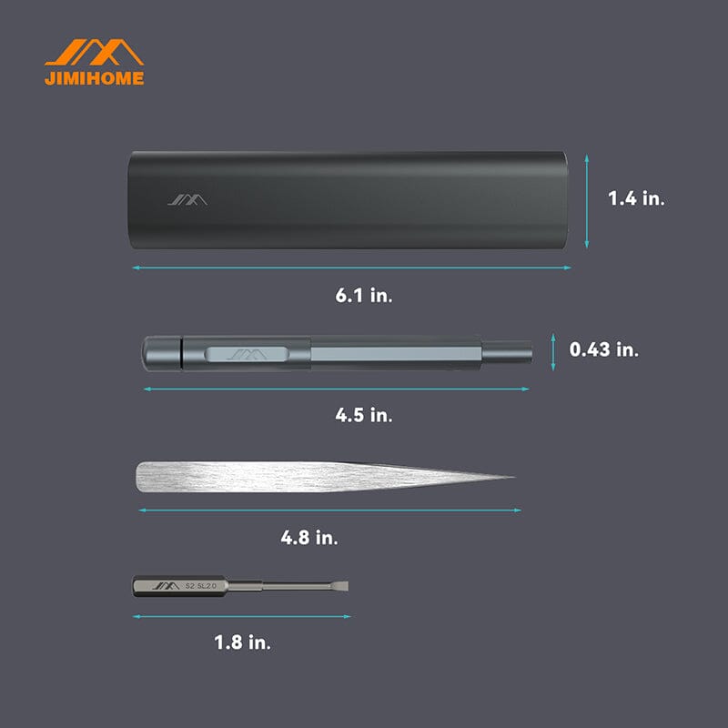 JIMIHOME Precision Screwdriver Set 18-Pieces Portable Repair Phone IT Hardware Electronic Devices