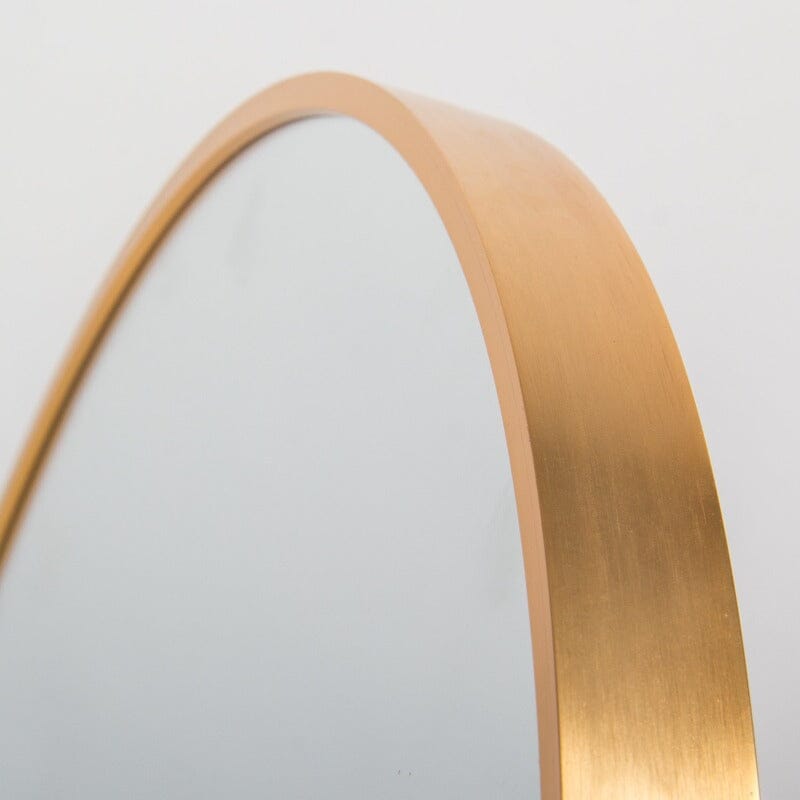 Giving Tree 28" Large Round Gold Border Wall Mirror for Make Up Vanity