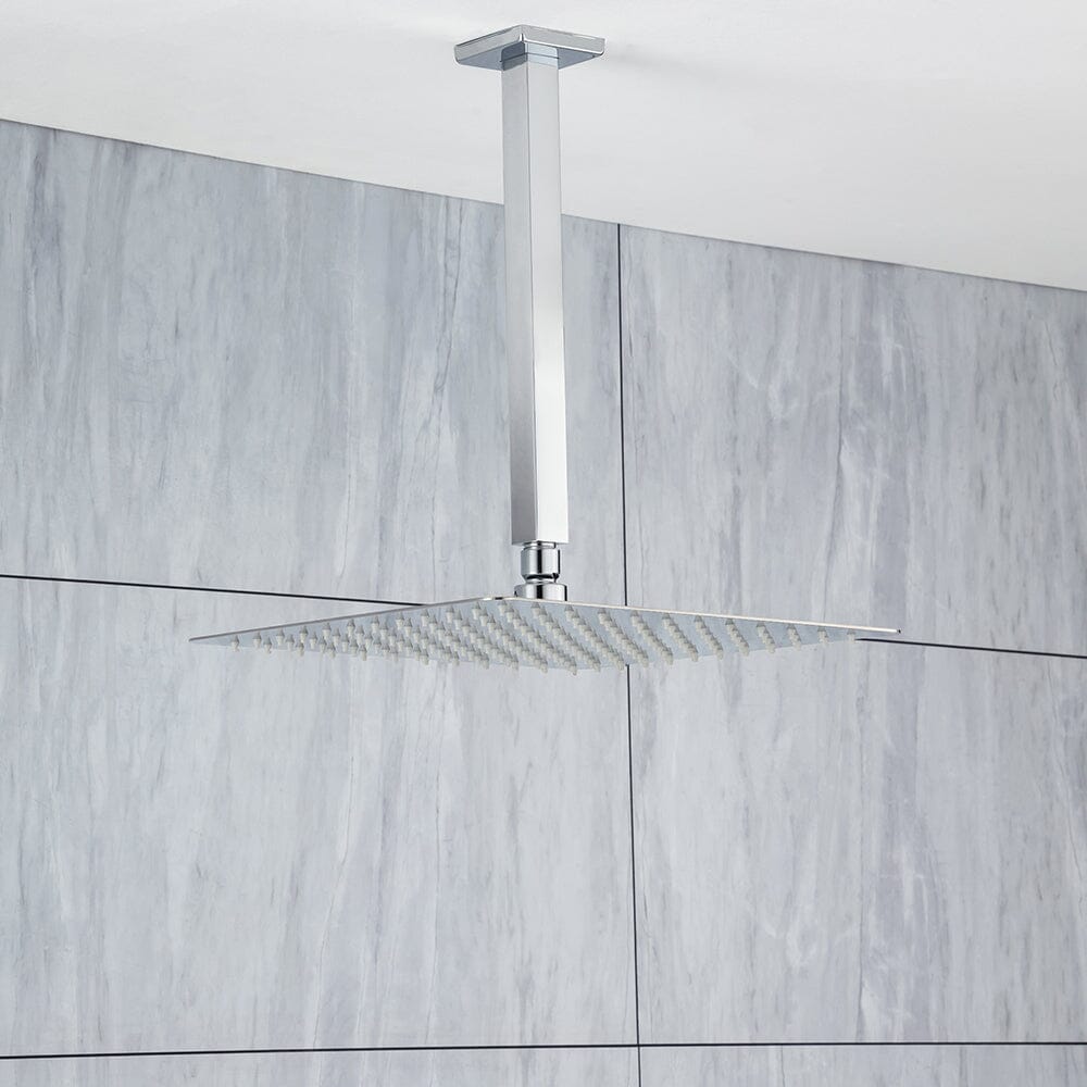 Ceiling Mount Shower 2 Spray Patterns with 12 in. Rain Shower Head Systems