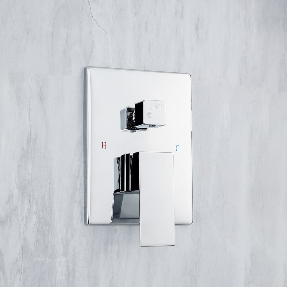 Ceiling Mount Shower 2 Spray Patterns with 12 in. Rain Shower Head Systems
