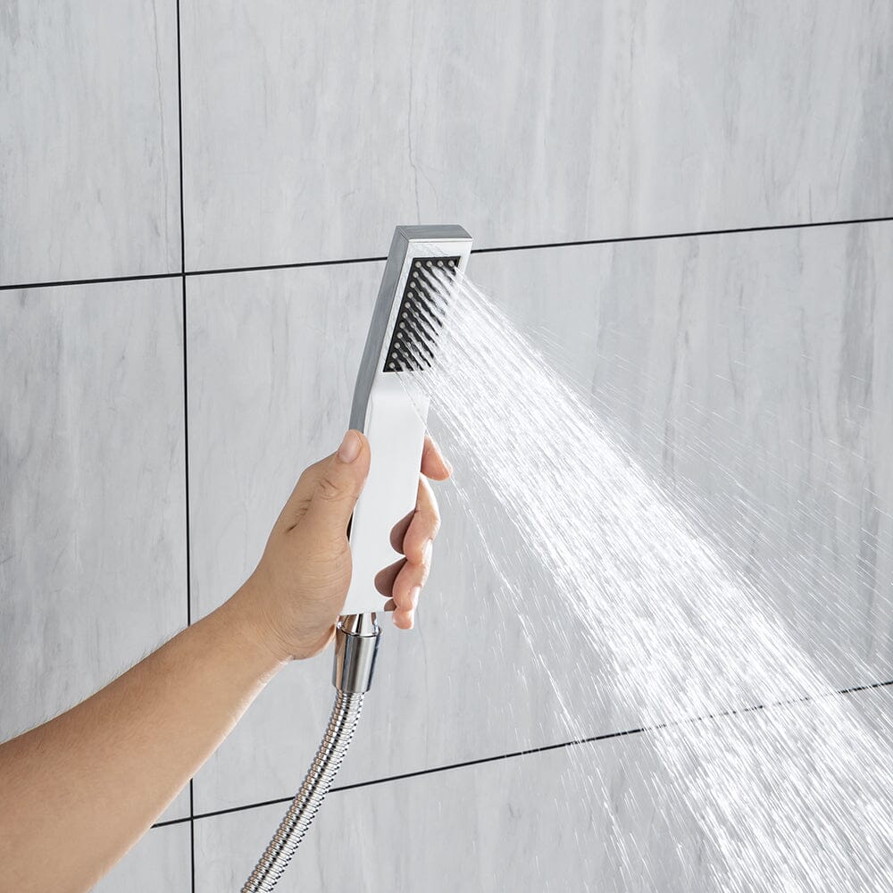 Ceiling Mount Shower 2 Spray Patterns with 12 in. Rain Shower Head Systems