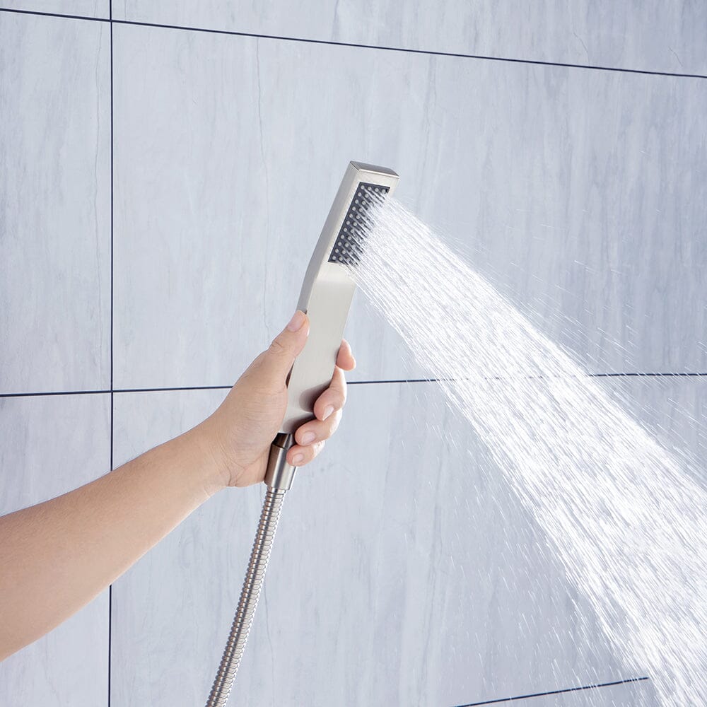 Ceiling Mount Shower 2 Spray Patterns with 12 in. Rain Shower Head Systems