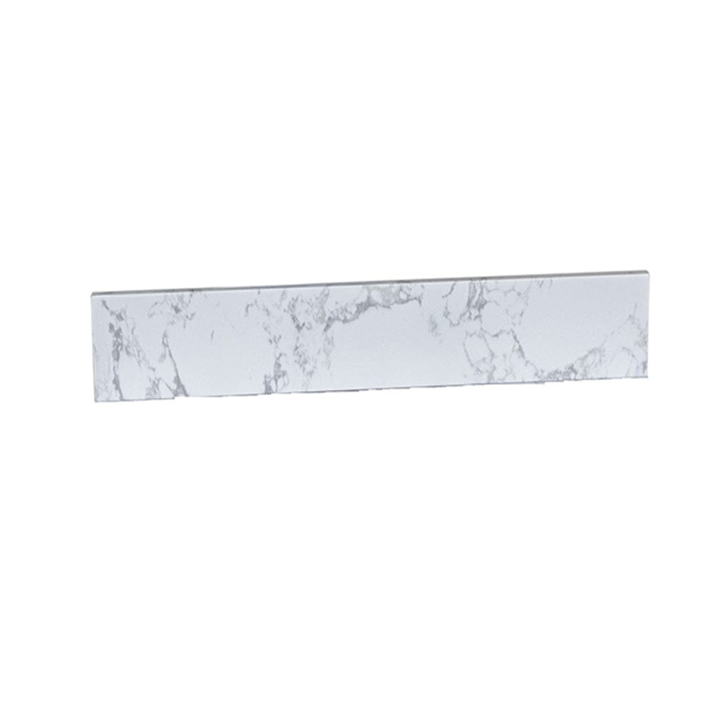 Giving Tree 49" carrara white engineered stone vanity top backsplash