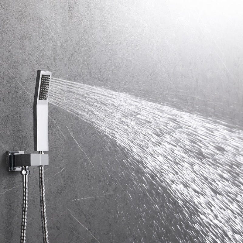 Giving Tree Shower Faucet Sets Wall Mounted with 10" Rainfall Shower Head and Handheld