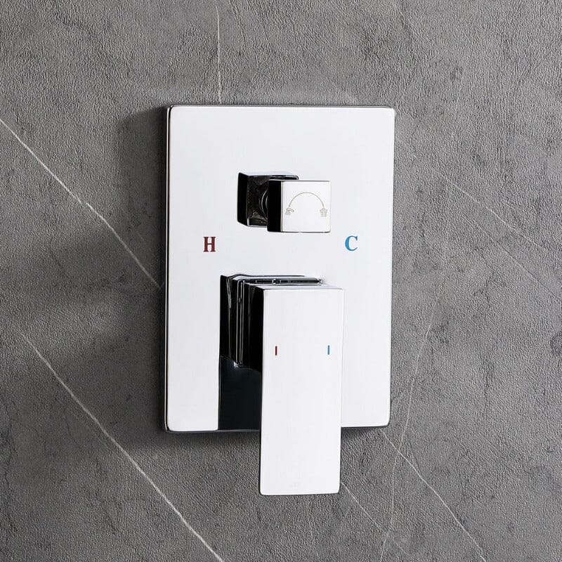 Giving Tree Shower Faucet Sets Wall Mounted with 10" Rainfall Shower Head and Handheld