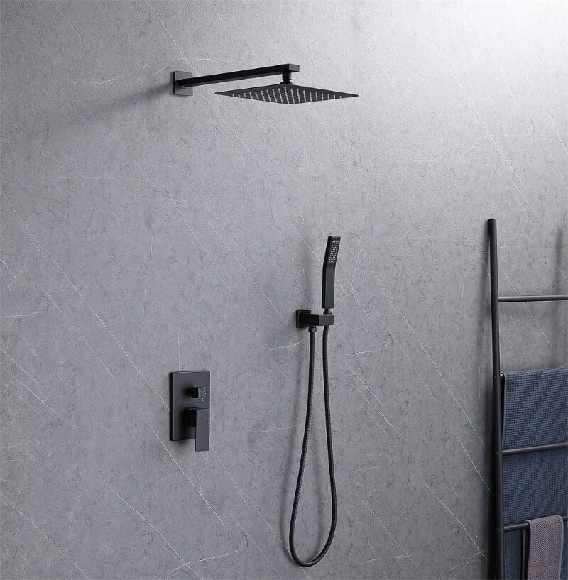 Giving Tree Shower Faucet Sets Wall Mounted with 10" Rainfall Shower Head and Handheld