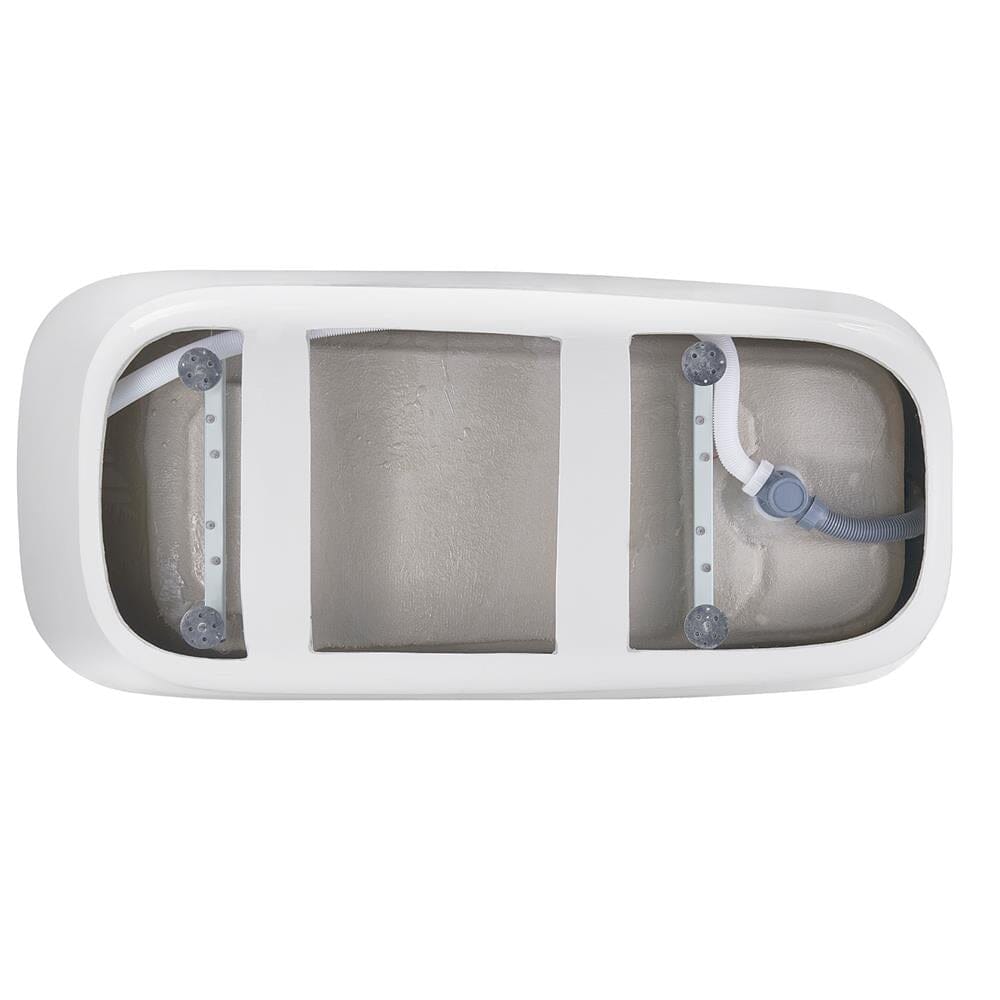 Mokleba 59" Acrylic Single Slipper Tub Freestanding Soaking Bathtub
