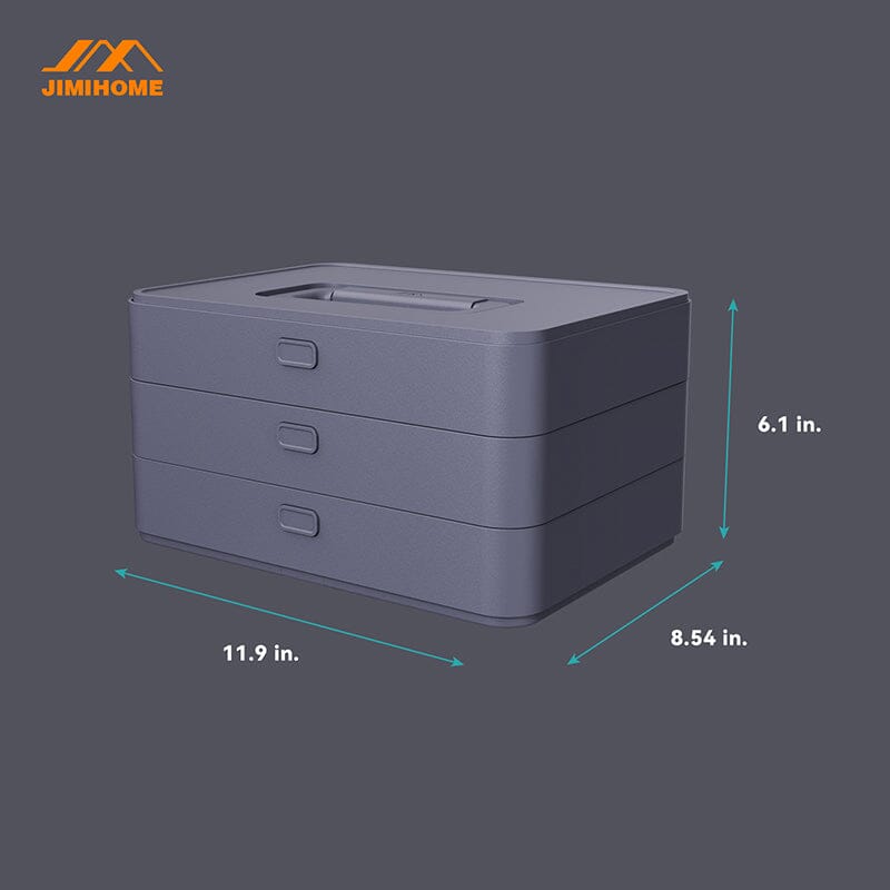 JIMIHOME Home Repair Tool Kit Set of 97 Pieces with Cordless Power Drill for House Renovation