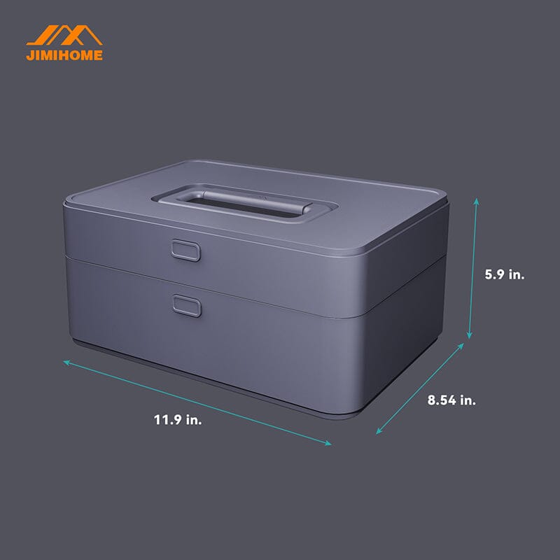 JIMIHOME Home Repair Tool Kit Set of 97 Pieces with Cordless Power Drill for House Renovation