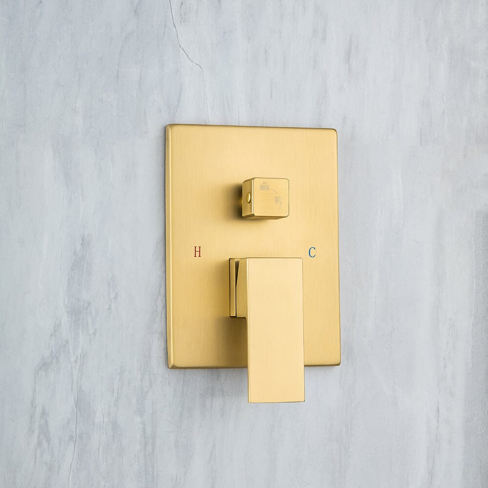 Ceiling Mount Shower 2 Spray Patterns with 12 in. Rain Shower Head Systems