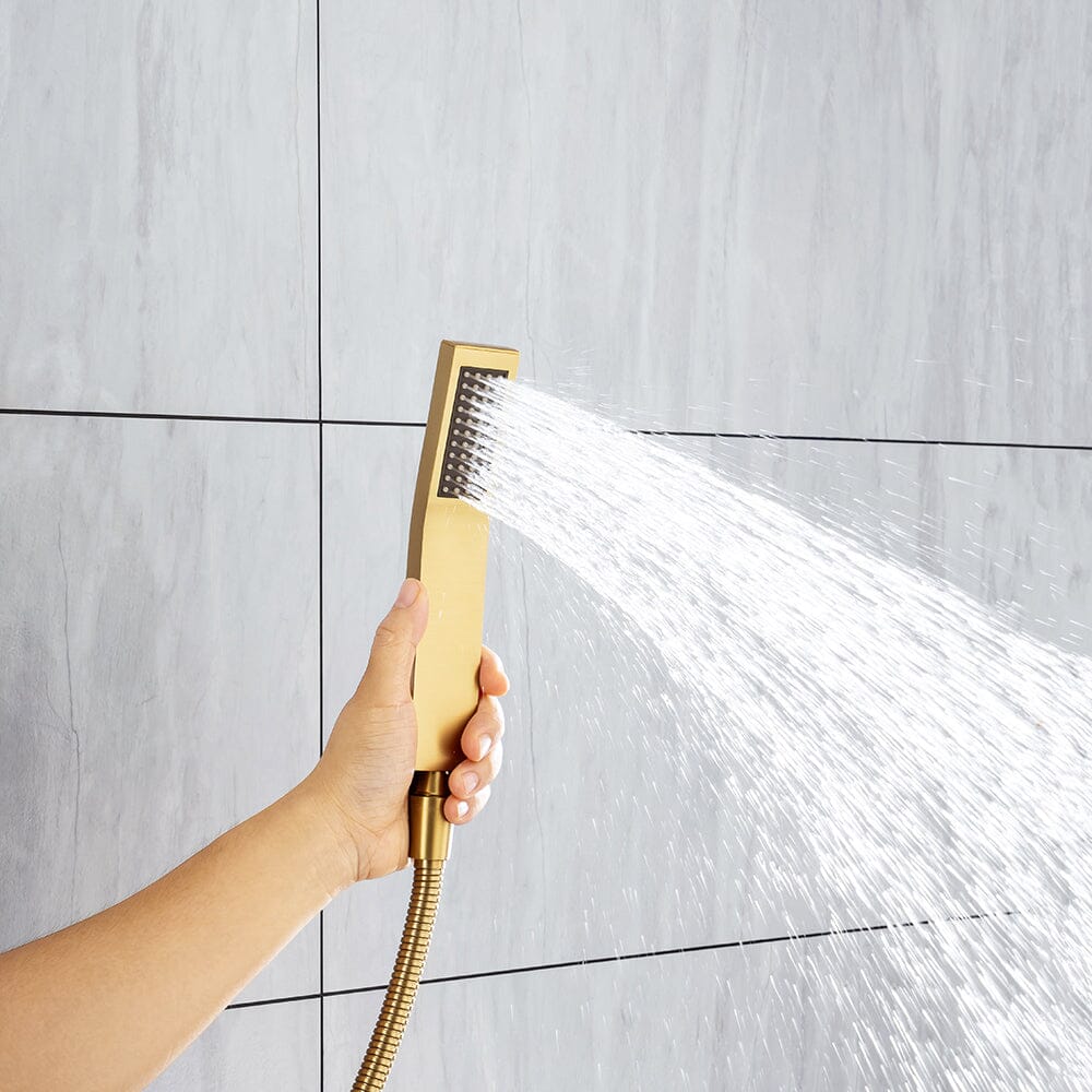 Ceiling Mount Shower 2 Spray Patterns with 12 in. Rain Shower Head Systems