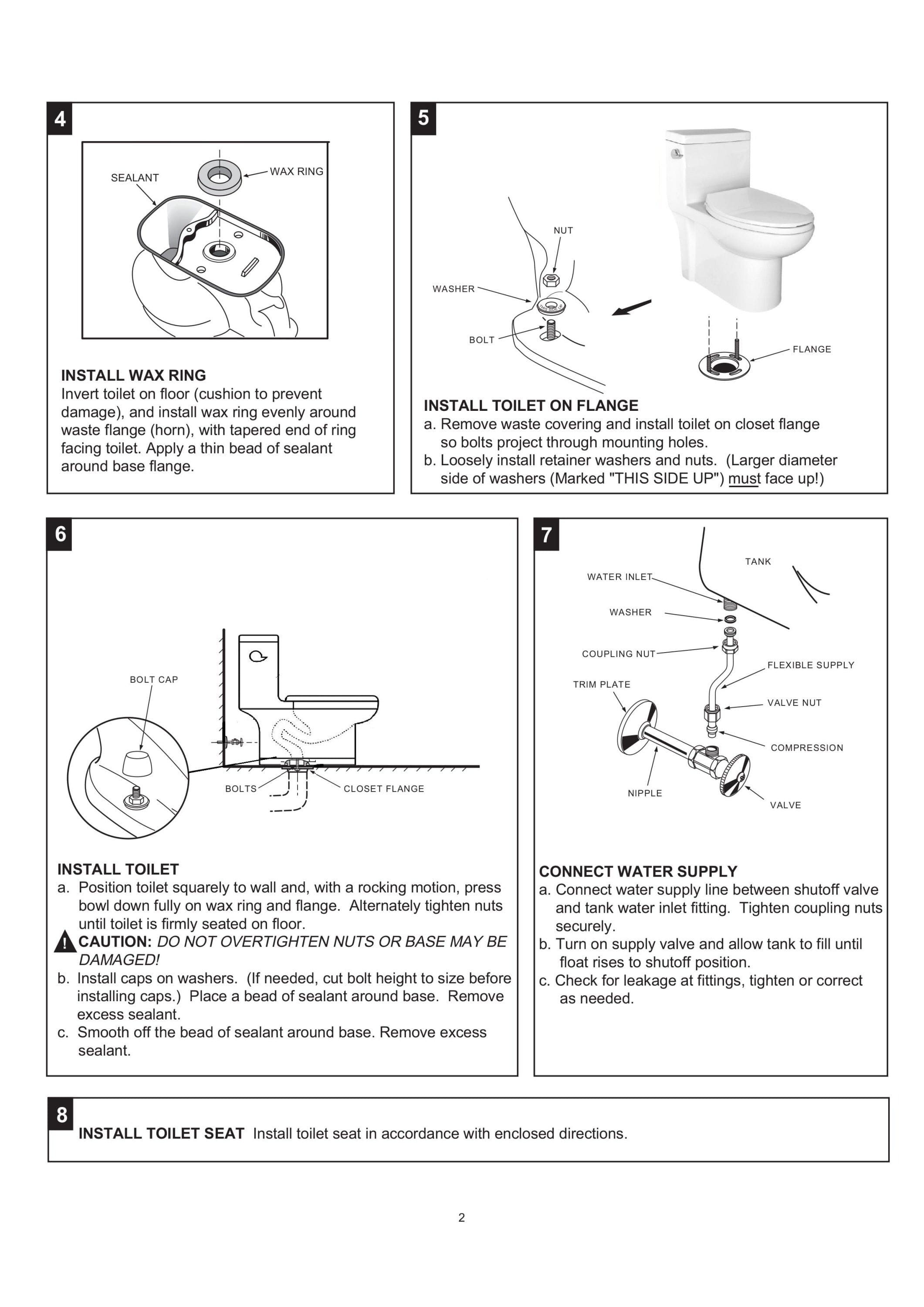 1.28 GPM (Water Efficient) One-Piece ADA Elongated Toilet, Soft Close Seat Included (cUPC Approved) - 28"x 14.5"x 29"