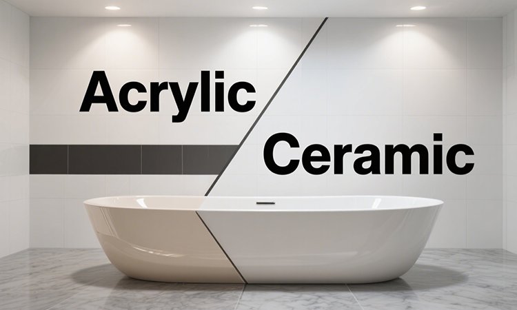 Acrylic vs. Ceramic Bathtubs