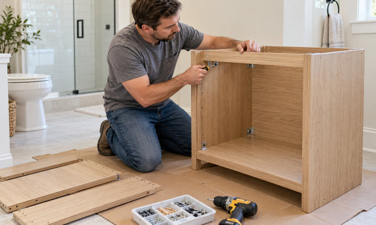 How to Assemble an RTA Bathroom Vanity: A Step-by-Step Guide
