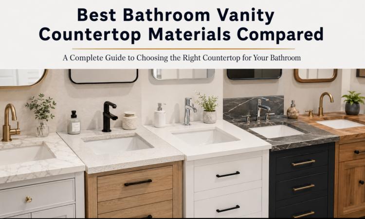 Best Bathroom Vanity Countertop Materials Compared