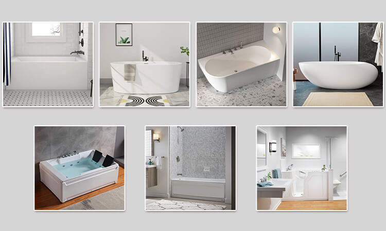 Different Types of Bathtubs