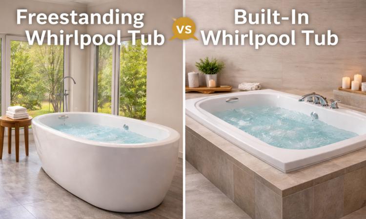 Freestanding vs Built-In Whirlpool Tub: Which Is Better?