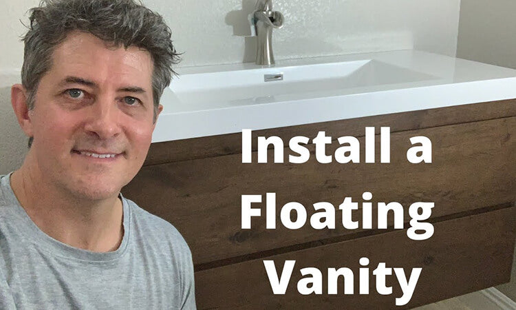 How to Install a Floating Vanity