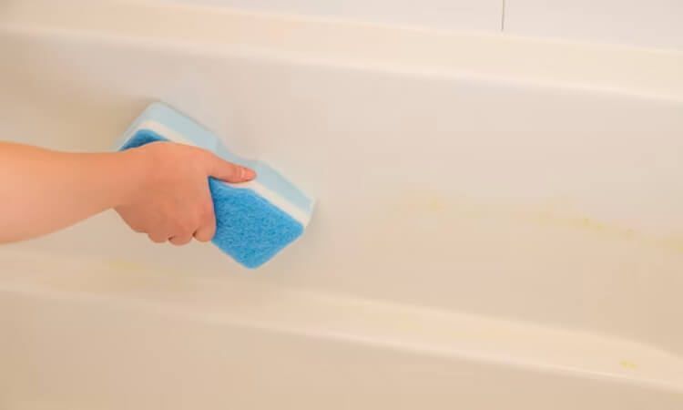 How to Remove Yellow Stains from a Bathtub